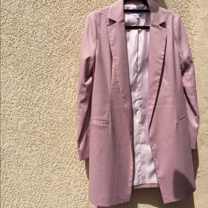 Blush Long Blazer